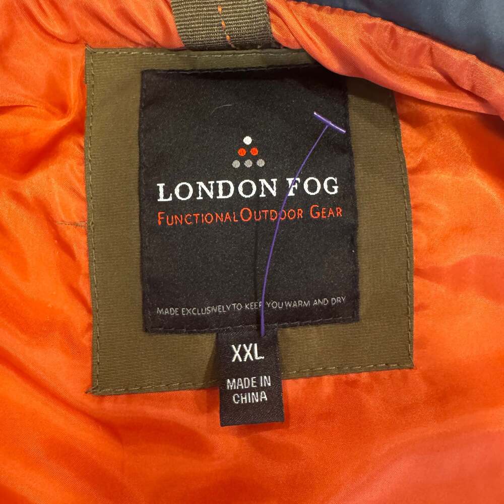 London Fog Functional Outdoor Gear Men's Navy Blue Diamond Quilted Vest XXL